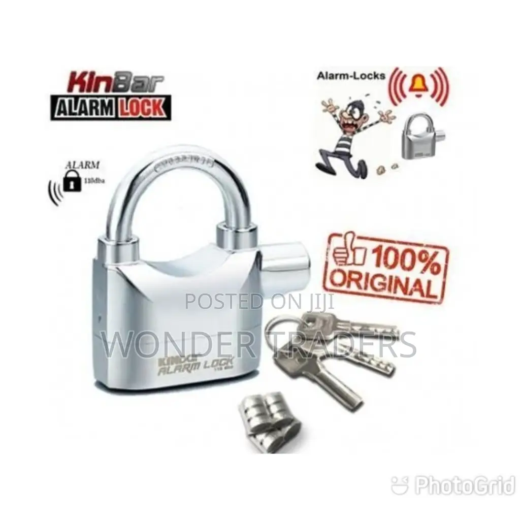 Alarm Padlock,70mm Siren Padlock 3 Keys
