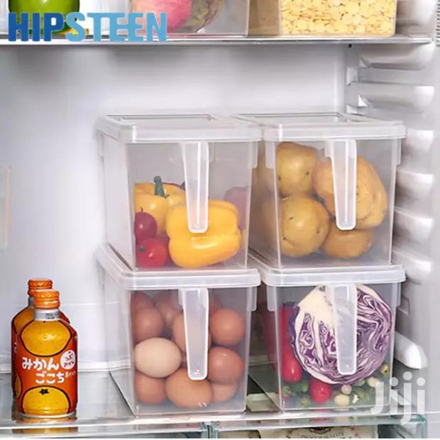 4pcs Plastic Freezer Containers With Handle - main view