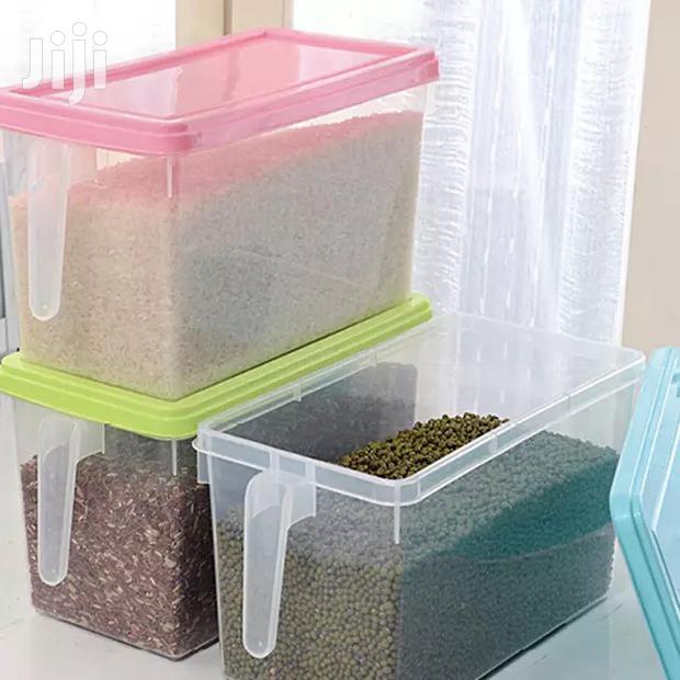 4pcs Plastic Freezer Containers With Handle - thumbnail 5