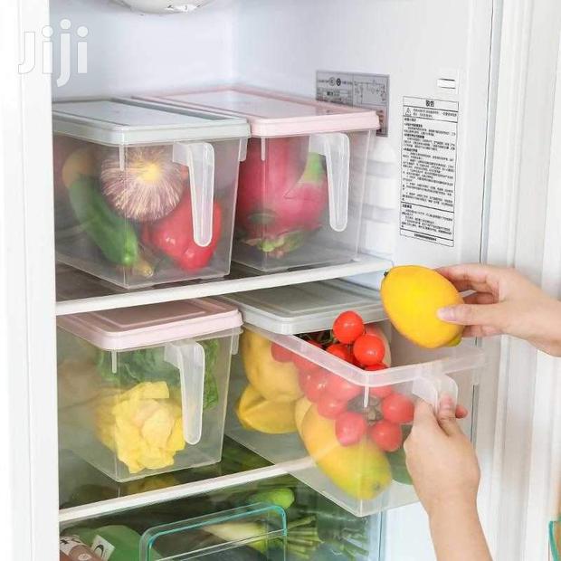 4pcs Plastic Freezer Containers With Handle - thumbnail 3