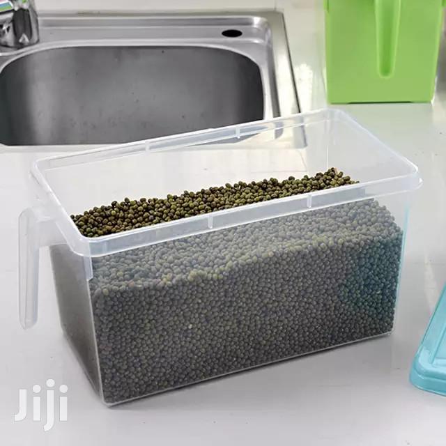 4pcs Plastic Freezer Containers With Handle