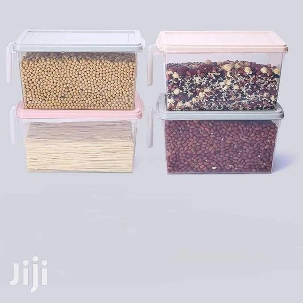 4pcs Plastic Freezer Containers With Handle - thumbnail 4