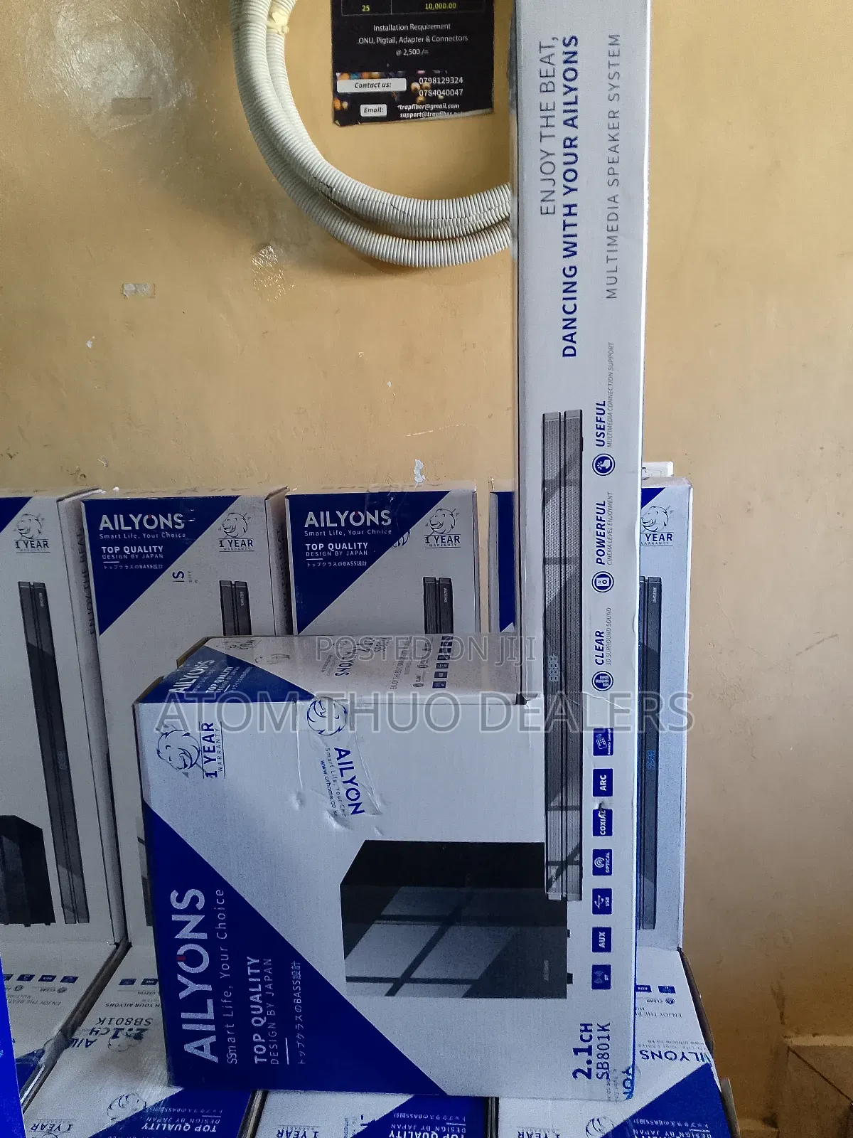 2.1ch Sb801k Ailyons Big Soundbar