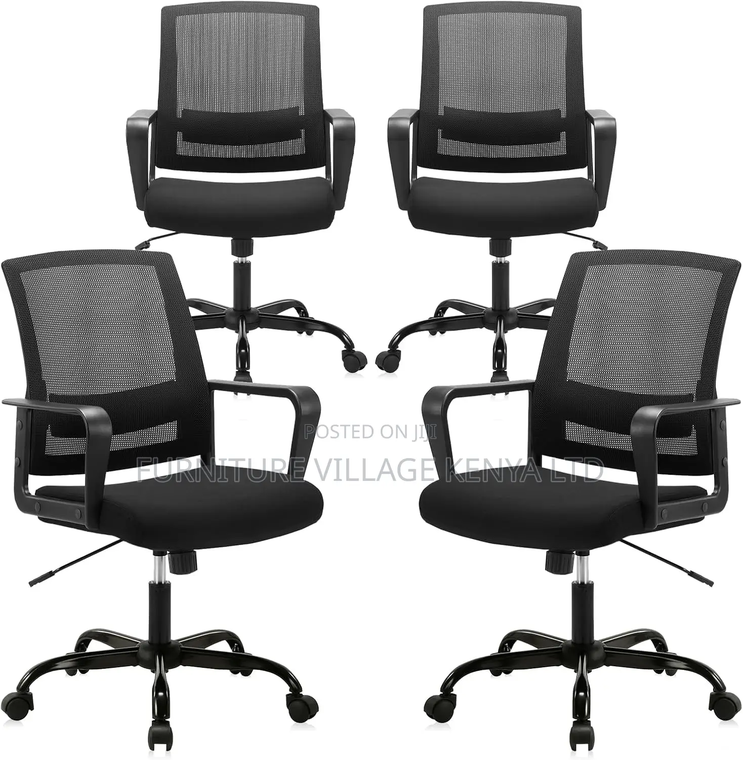 Ergonomic Office Chair (Mid-Back Swivel Staff Seat)