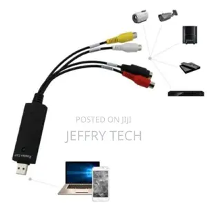 USB 2.0 Video Audio Capture Card Adapter VHS VCR TV to DVD C