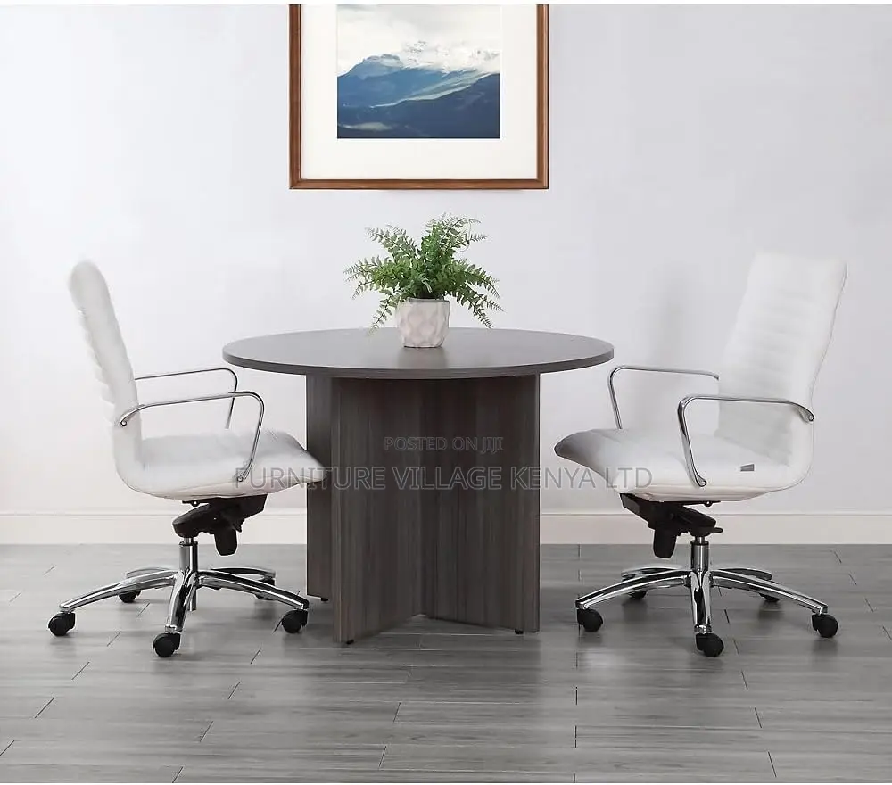 Round Conference Table (4-Seater Meeting Room Table)