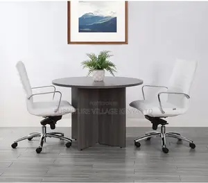 Round Conference Table (4-Seater Meeting Room Table)