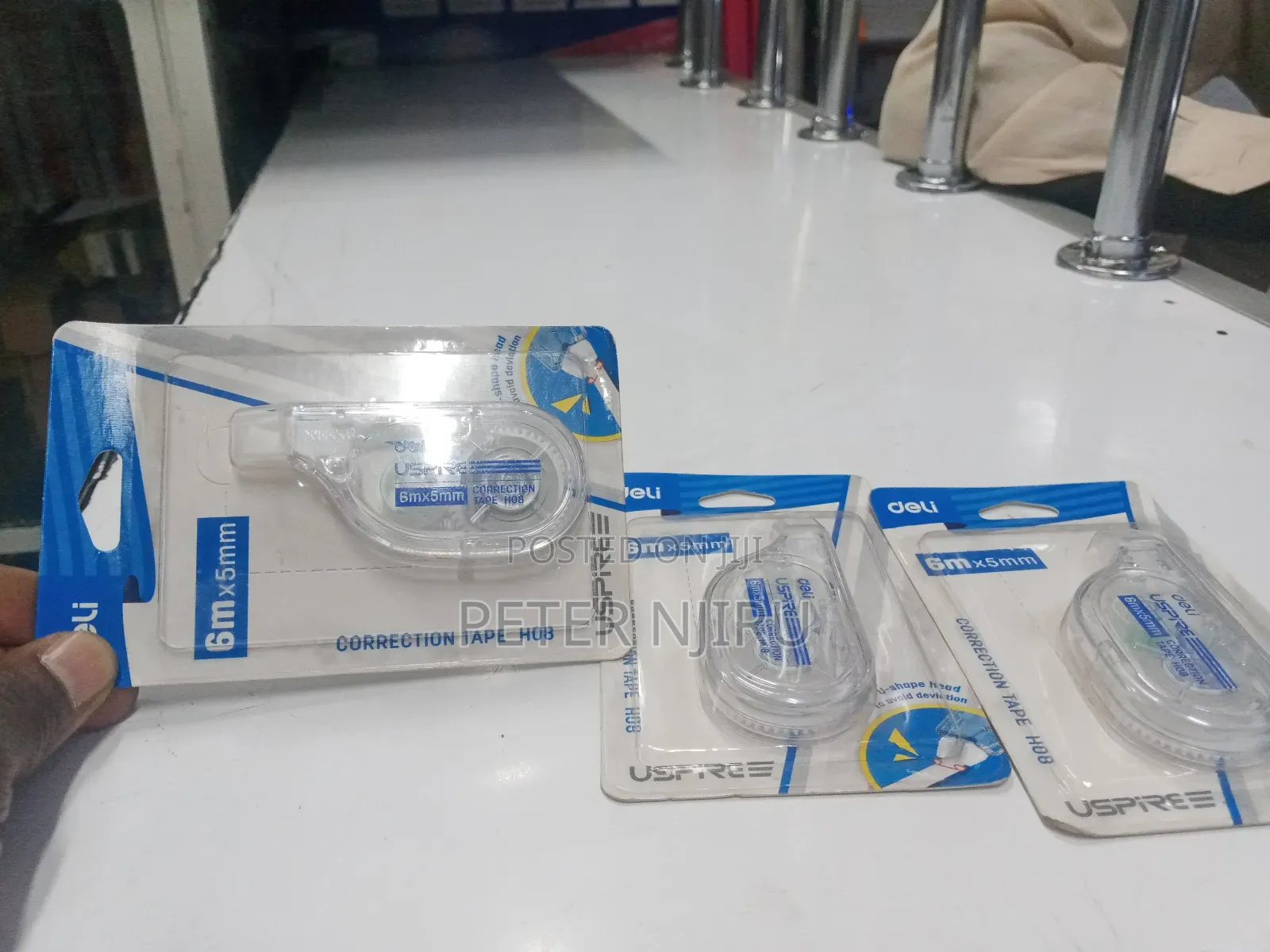 DELI EH08-BX USPIRE Correction Tape 5mm X 6m - Precise