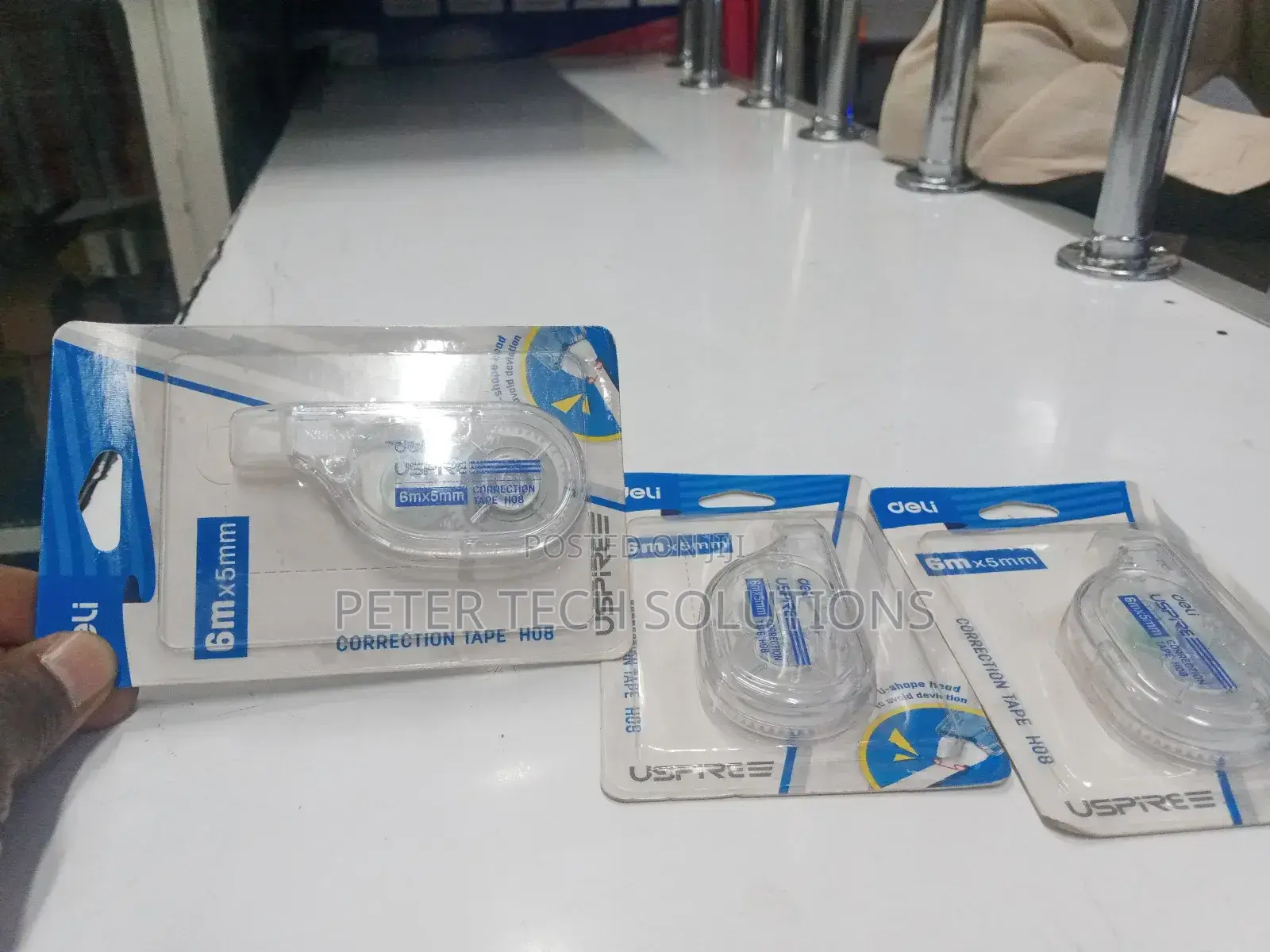DELI EH08-BX USPIRE Correction Tape 5mm X 6m - Precise