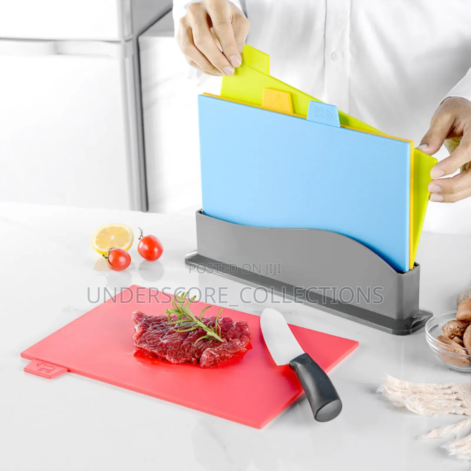 *4 In1 Chopping Boards Plus Stand