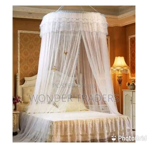 Round Hanging Mosquito Net - Purple - main view