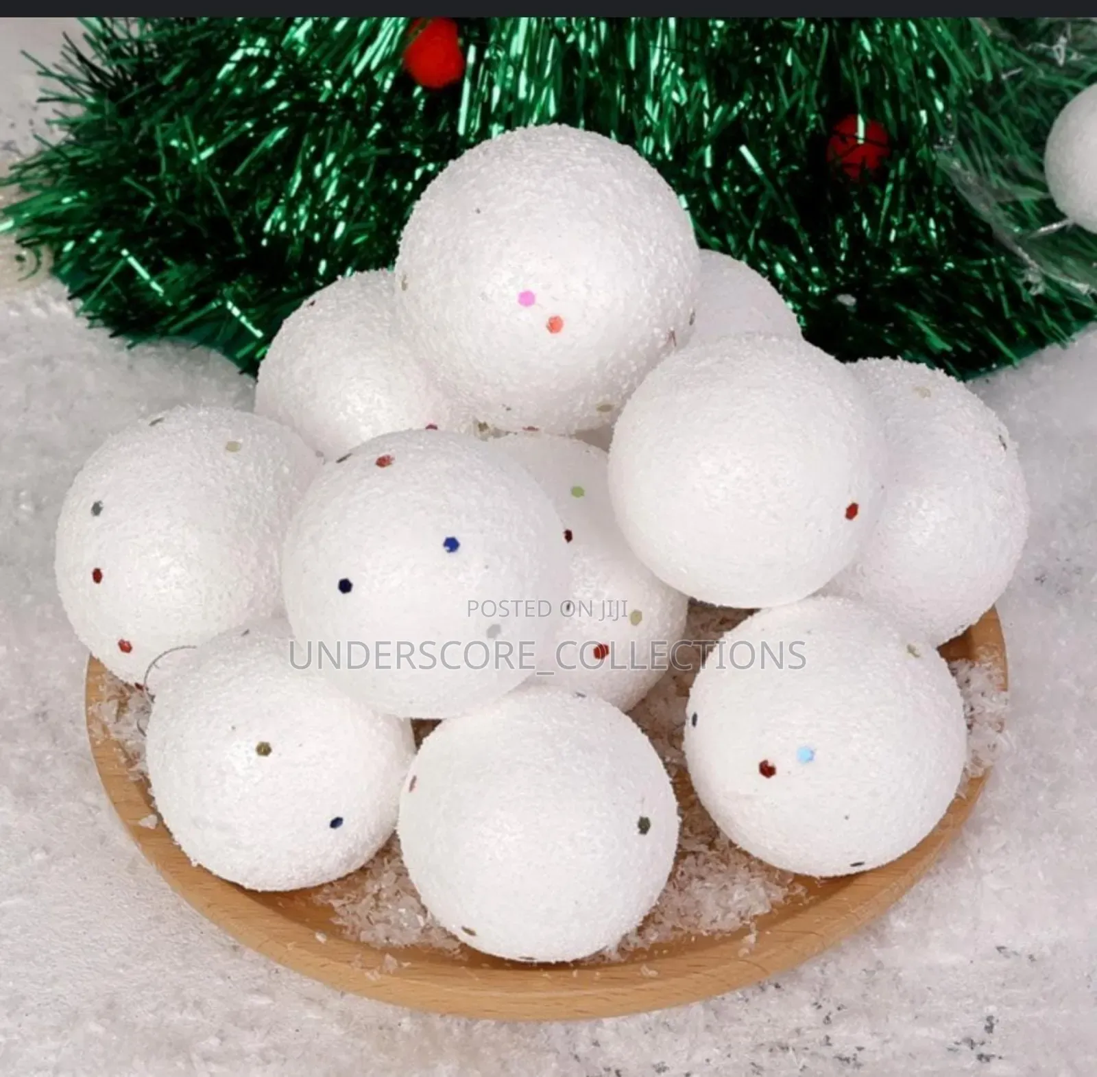 New Arrival *6pc Set of Christmas Frost Balls.
