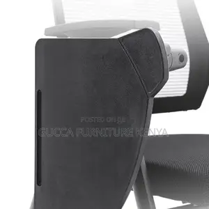 Office Chairs: Foldable Midnight Black Mesh Conference Chair