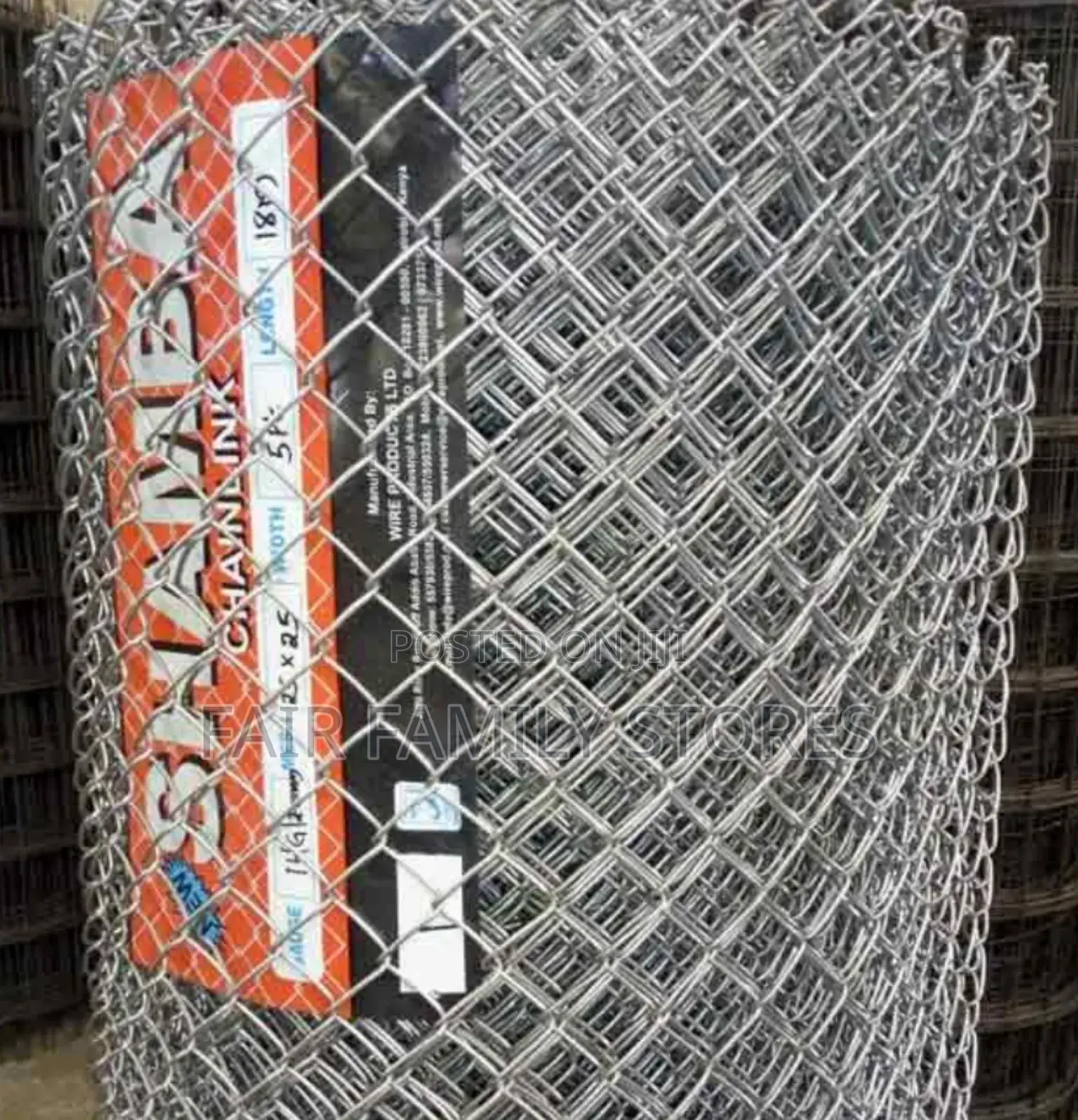 Special Heavy Gauge Galvanized Chainlink