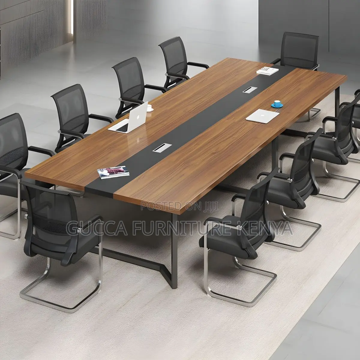 Office Tables:2.4 Meters Manufactured Wood Boardroom Table