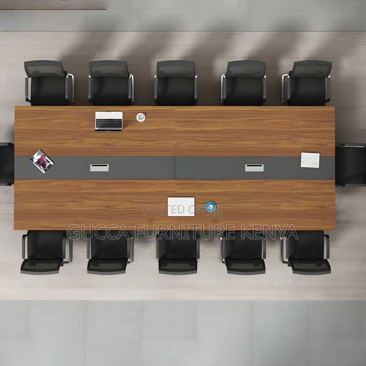 Office Tables:2.4 Meters Manufactured Wood Boardroom Table