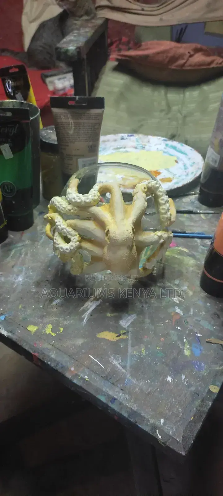Octopus Art Jewellery Bowl or Fish Bowl
