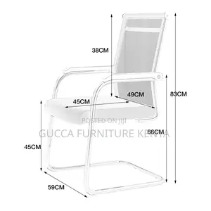 Office Chairs:Ergonomic Breathable Visitor Office Bow Chair
