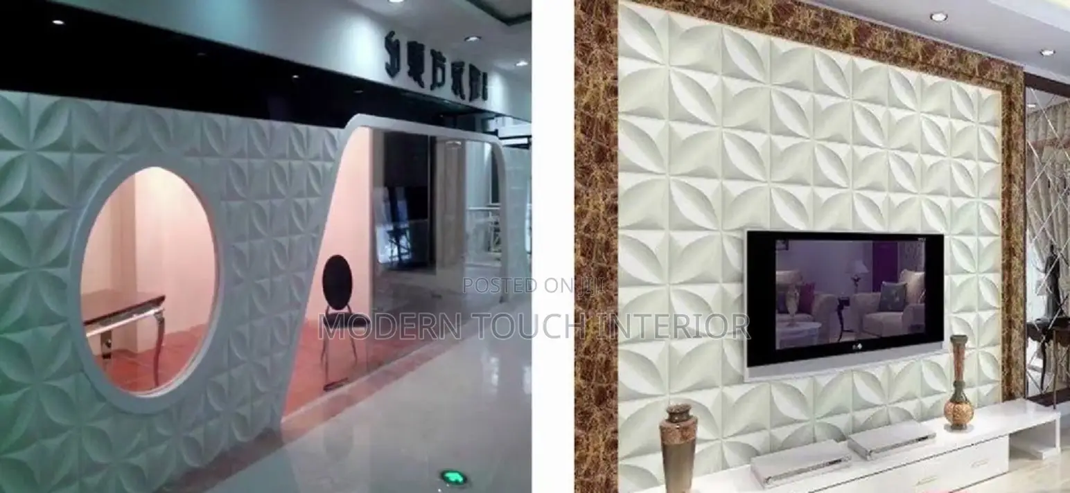 Soft, Textured 3D PVC Wall Panels