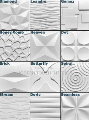 Low-Maintenance 3D PVC Wall Panels