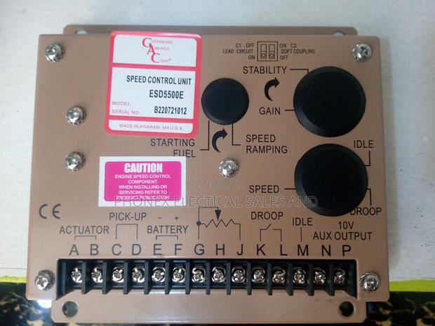 Speed Controller Available - main view