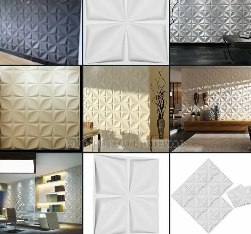 Resilient 3D PVC Wall Panels