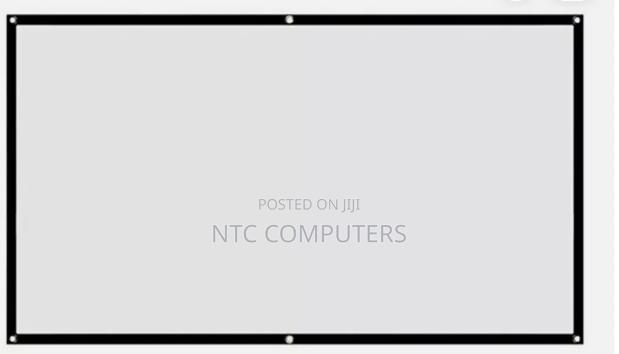 PROJECTOR SCREEN WALL MOUNT 127 by 127 Cm (50*50 Inches)