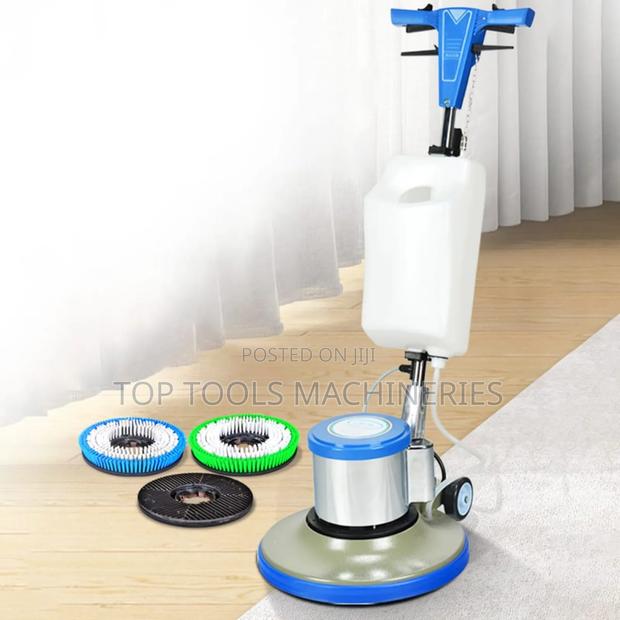 Commercial Floor Scrubber With Brushes - main view