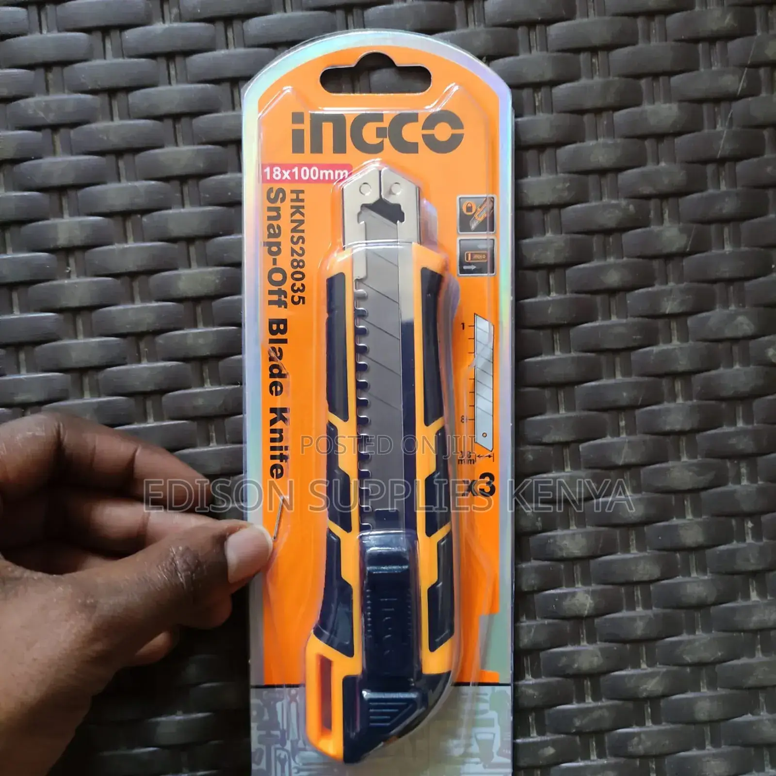 Utility Knives Ingco Snap-off Blade Knife With 3pcs Blades