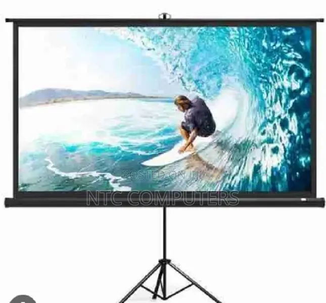 Lw TPS -180t - Tripod Projector Screen 180 X 180 CMS (70 In