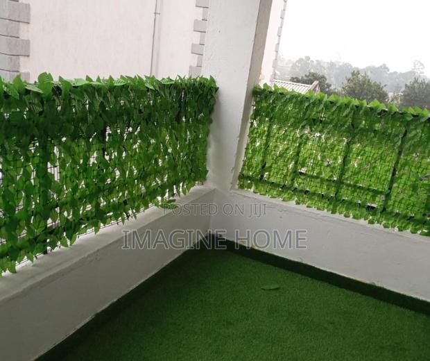 Light/Dark Green Fences Balcony Home Decoration - main view