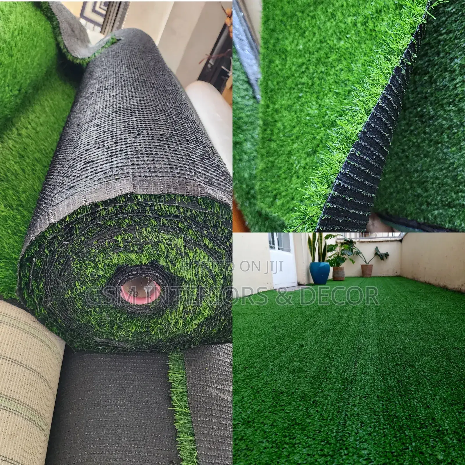 Artifacial Green Grass Caroet Rolls
