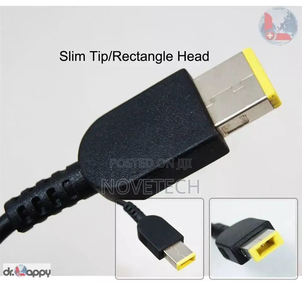 Lenovo 65W USB Square Tip Laptop Charger AC Adapter