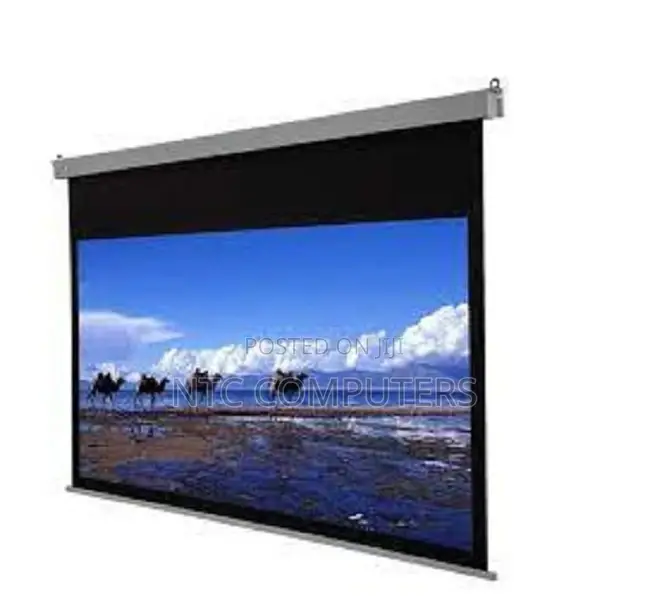 Auto Electric Projector Screen 300 X 300 Cm ( 118 by 118 Inc