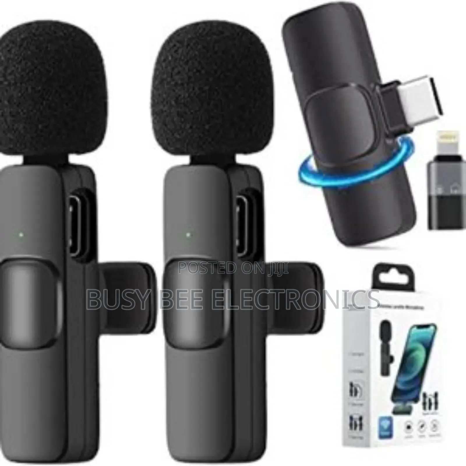  Dual Wireless Lavalier Microphone (iPhones/Type C)