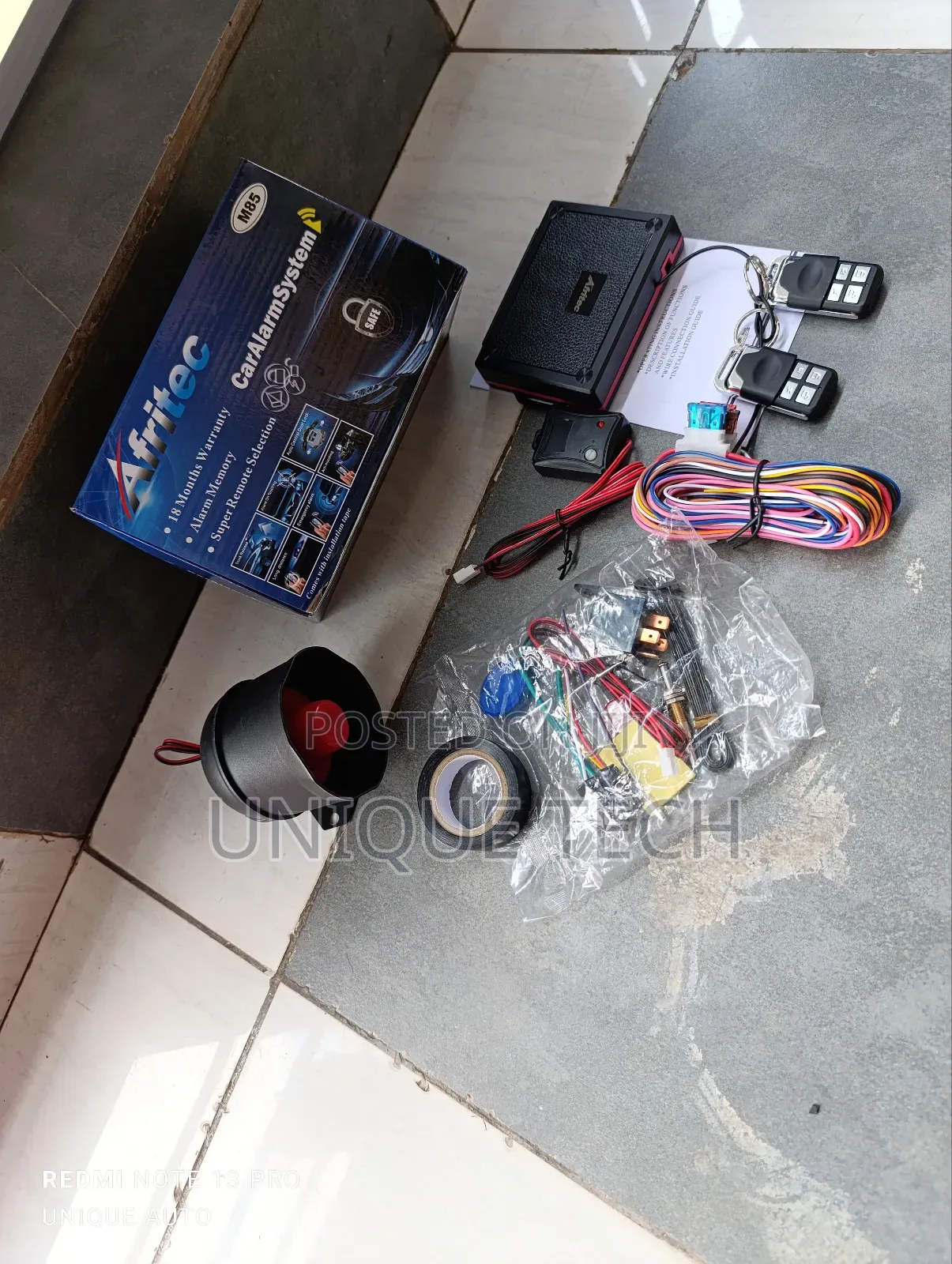 Afritec Alarm System-Car Protection Without the Cut-Out