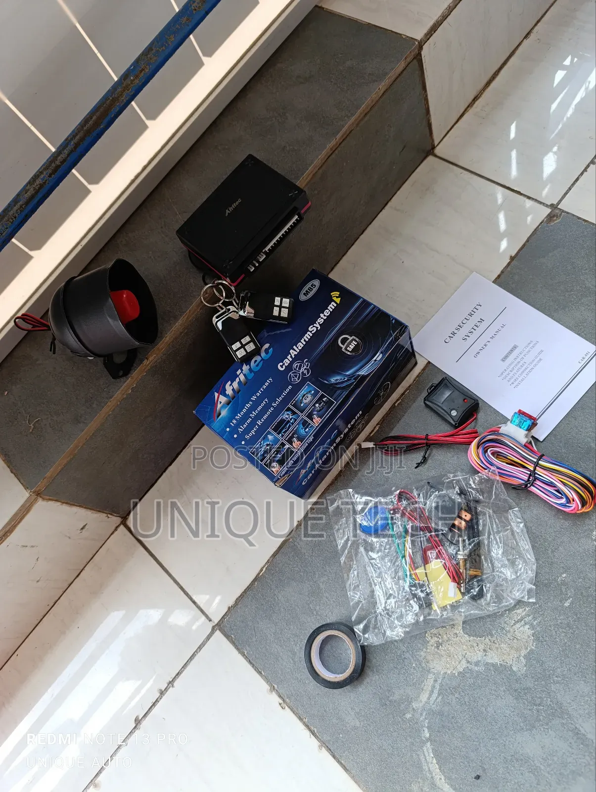 Afritec Car Alarm:Non-Stop Security, No Cut-Out Interference