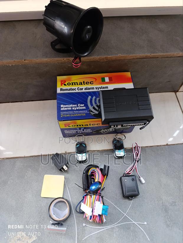 Romatec Car Alarm - Advanced Security With No Cut-out