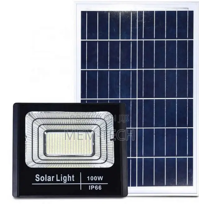 100W Watts LED Dusk to Dawn Solar Power FLOODLIGHT