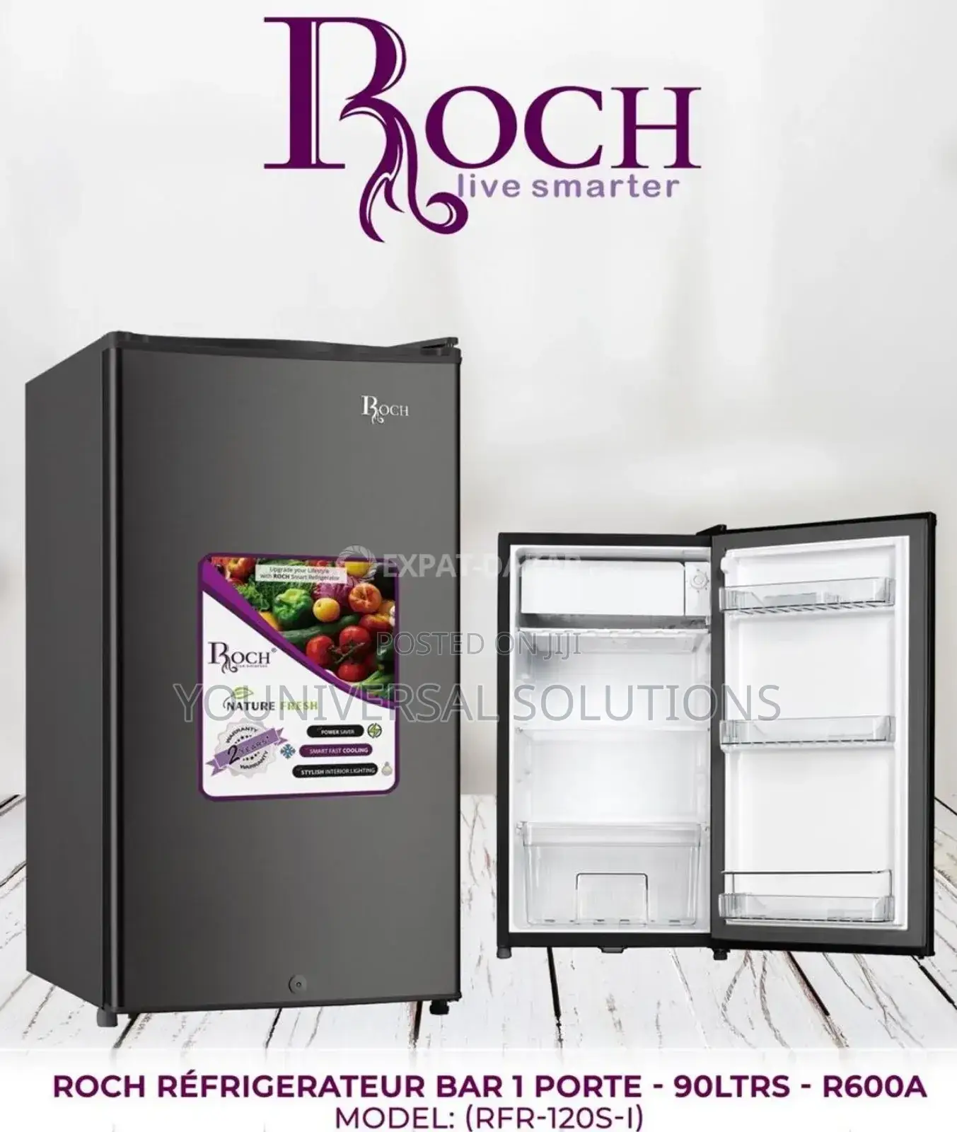 Roch Single Door Refrigerator - 90 Litres