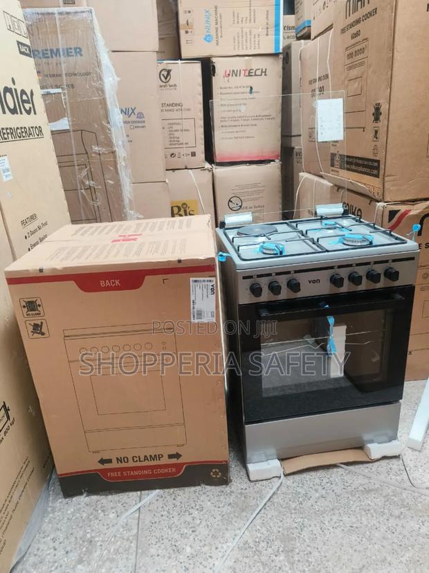 60*60 Von Cooker 3 Gas + 1 Electric Standing Cooker