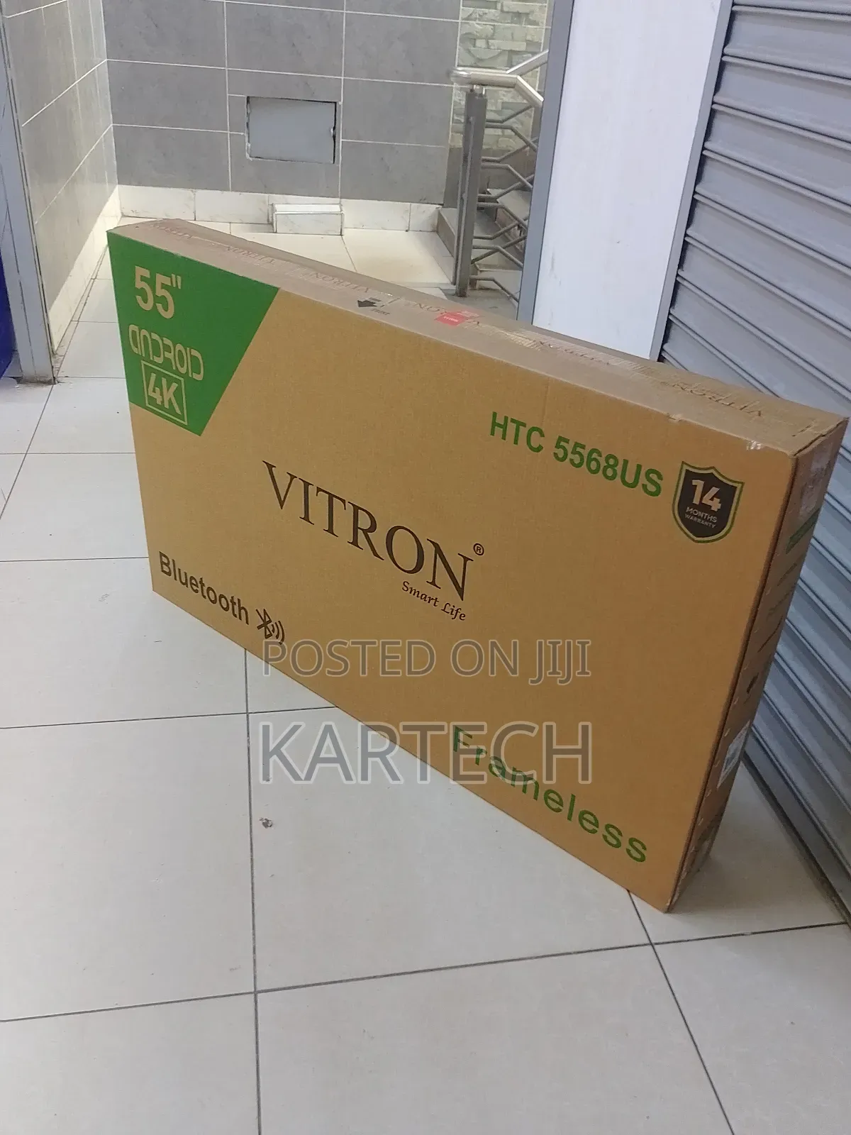 Vitron 55 Inch Smart Android Flameless Tv (5568us)