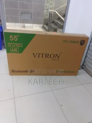 Vitron 55 Inches Smart Android Flameless Tv (5568us)
