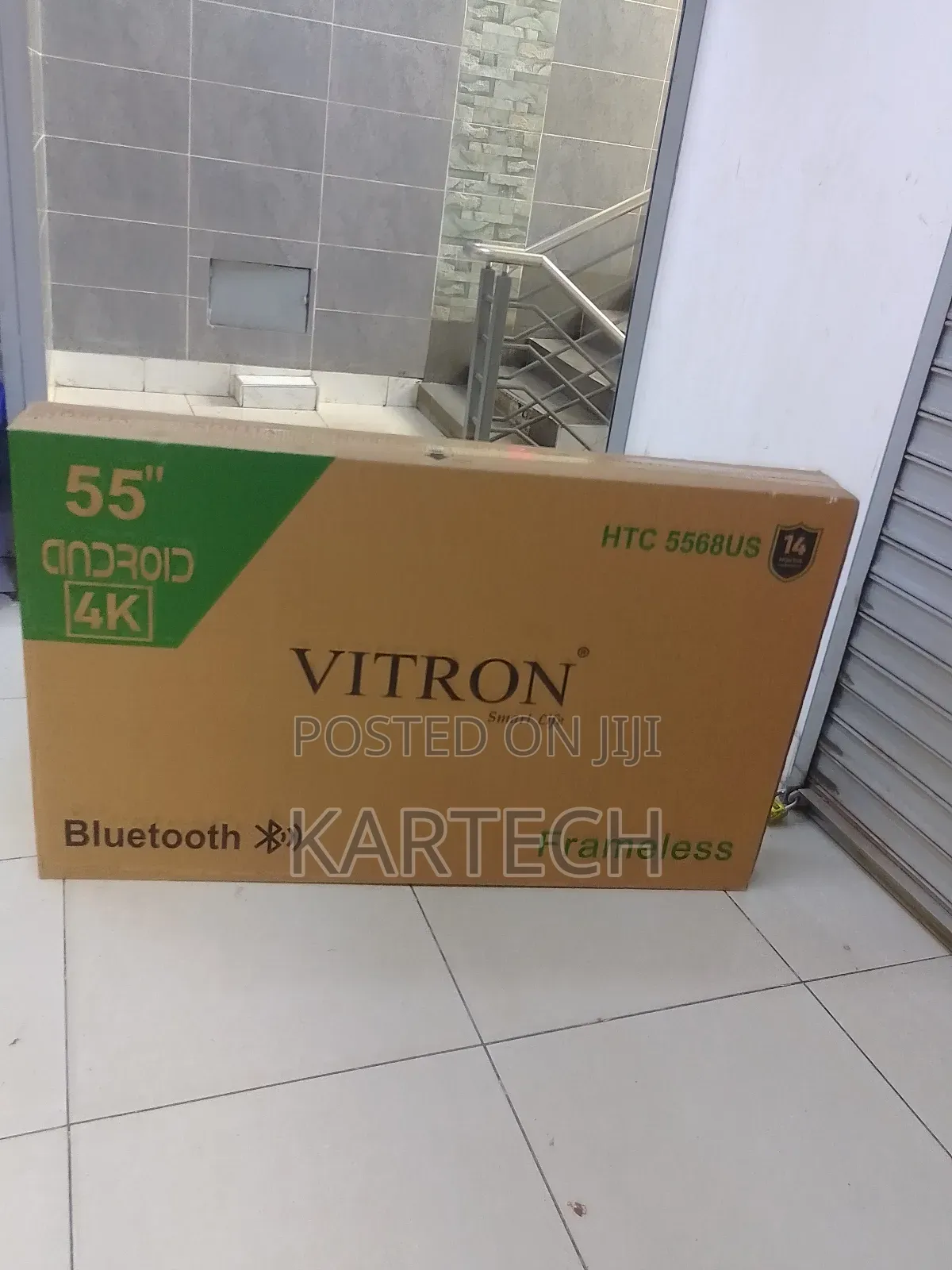 Vitron 55 Inches Smart Android Flameless Tv (5568us)