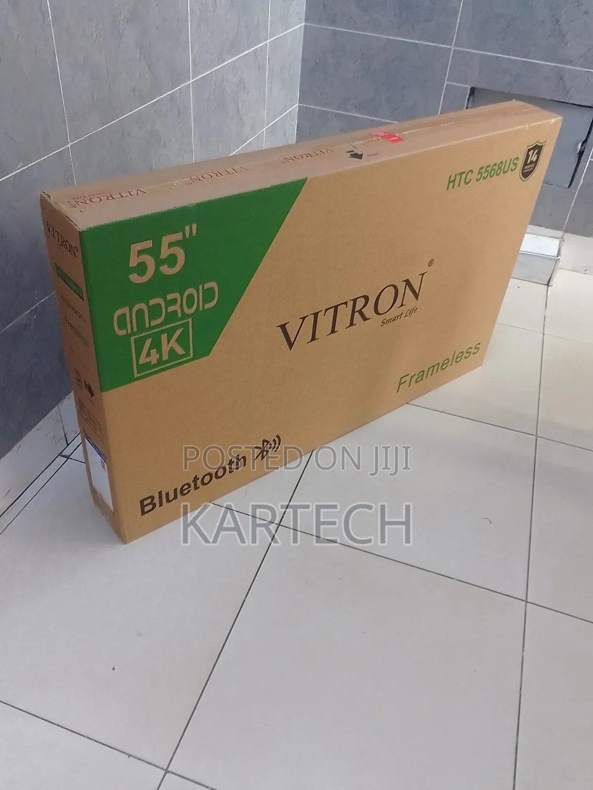 Vitron 55" Smart Android Tv With Bluetooth (5568us)