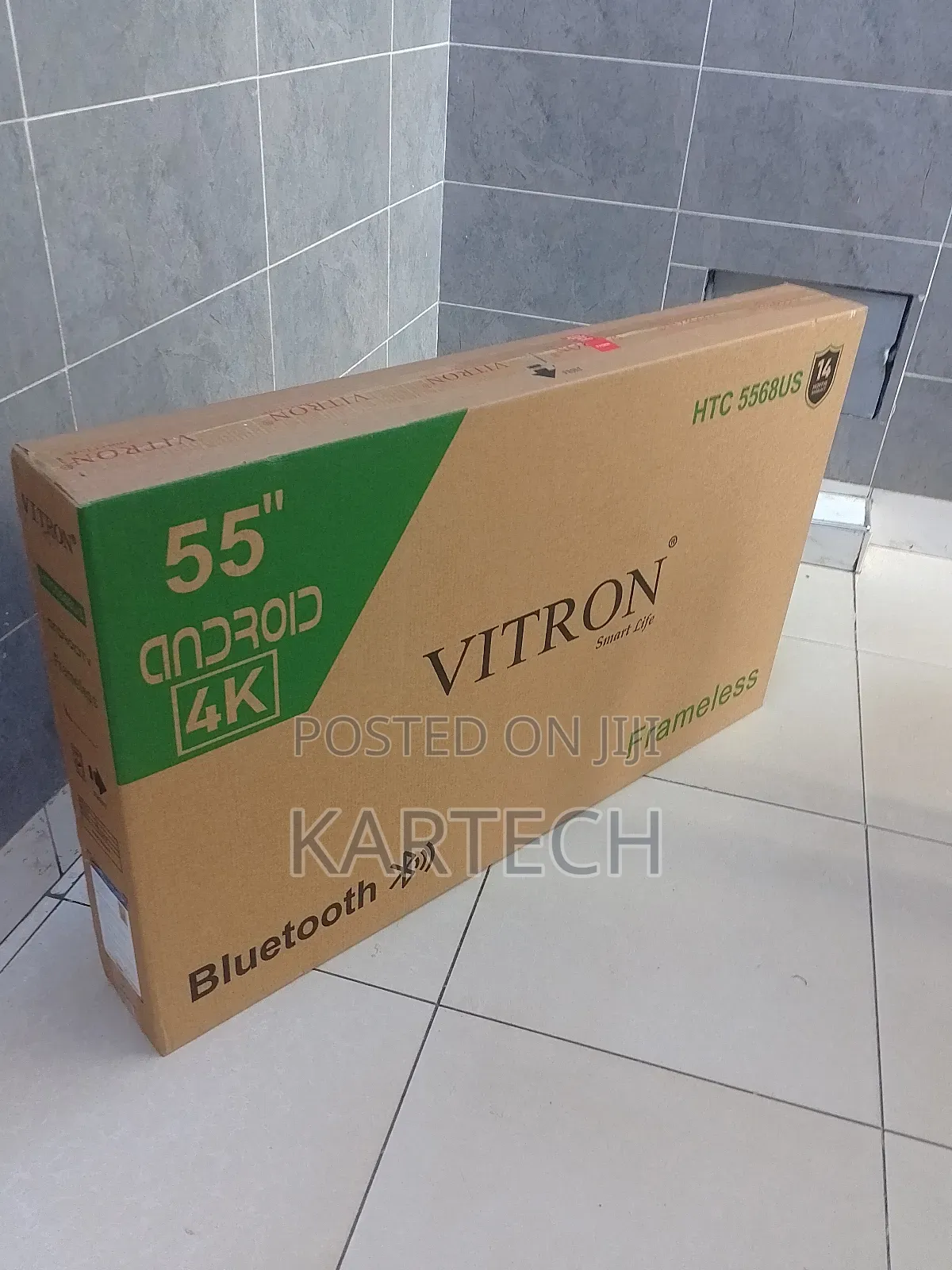 Vitron 55" Smart Android Tv With Bluetooth (5568us)