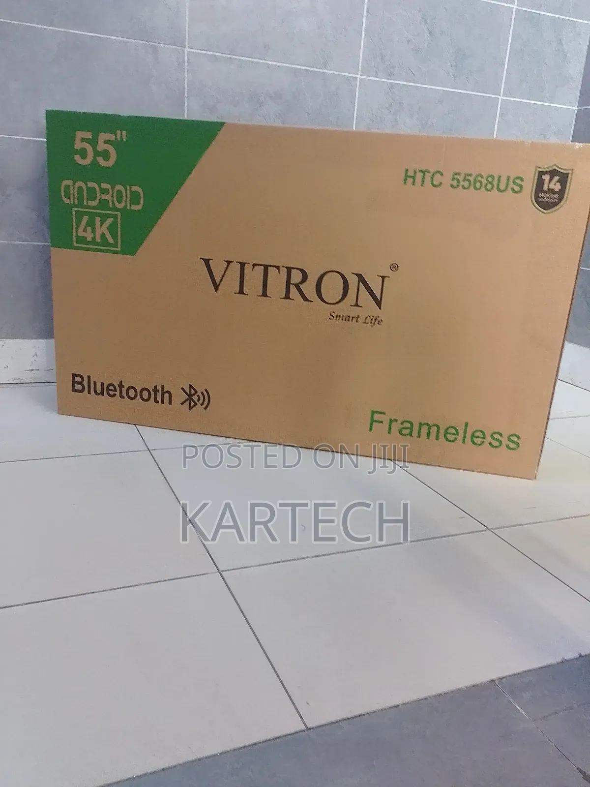 Vitron 55 Inch Smart Android Tv With Bluetooth (5568us)