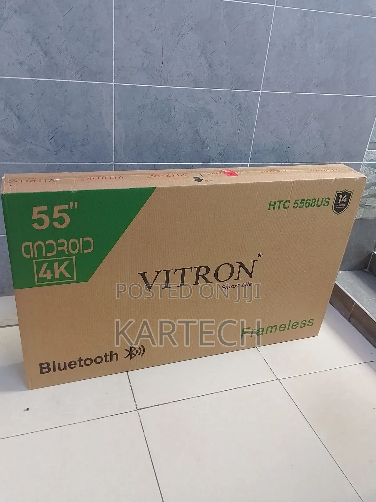 Vitron 55 Inches Smart Android Tv With Bluetooth