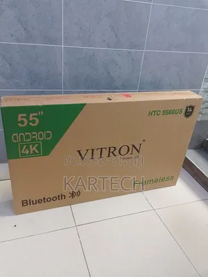 Vitron 55 Inches Smart Android Tv With Bluetooth