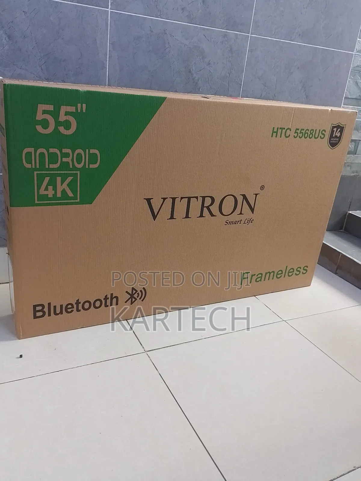Vitron 55 Inches Smart Android Tv With Bluetooth